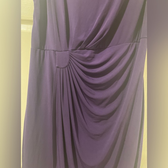 Enfocus Woman Plus Sz-16W Purple Sleeveless Dress - Picture 3 of 5